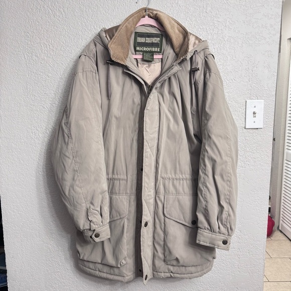 Vintage Urban Equipment Men's Beige Microfiber All Weather Jacket - Size XL - Picture 1 of 6